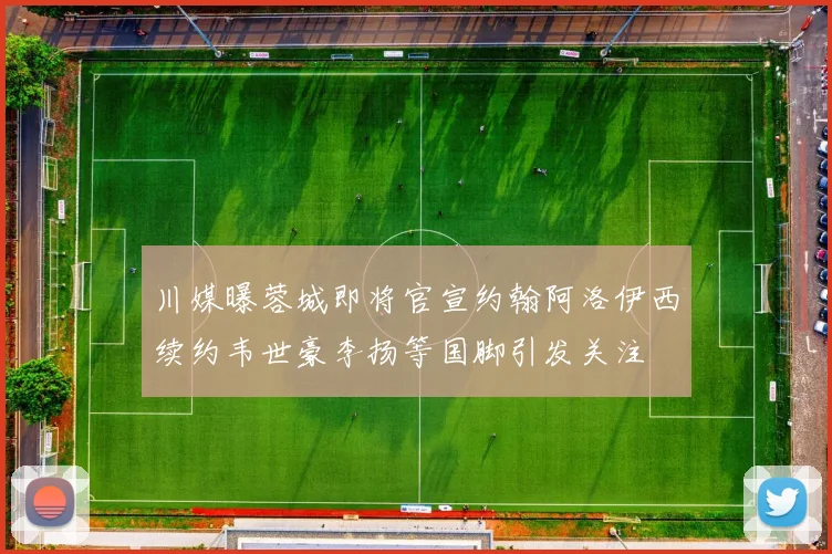 川媒曝蓉城即将官宣约翰阿洛伊西续约韦世豪李扬等国脚引发关注